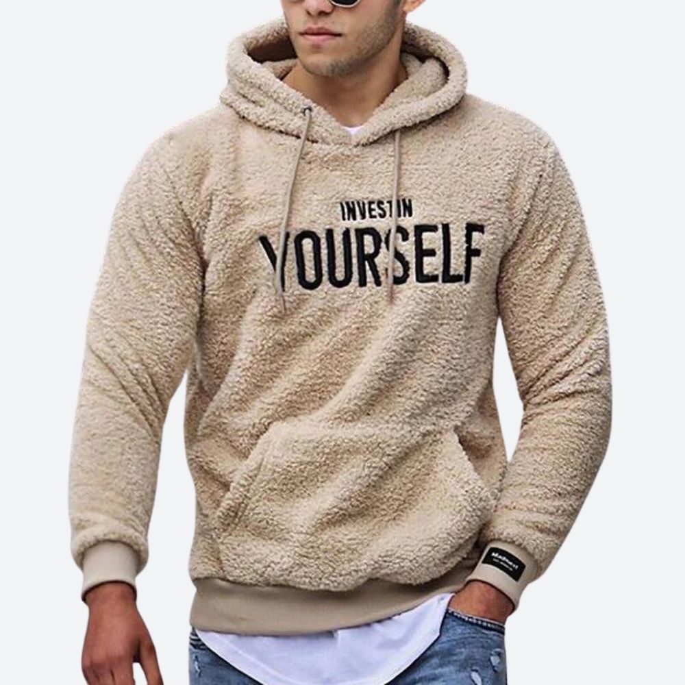 Hoogwaardige statement hoodie voor mannen  - Norbert