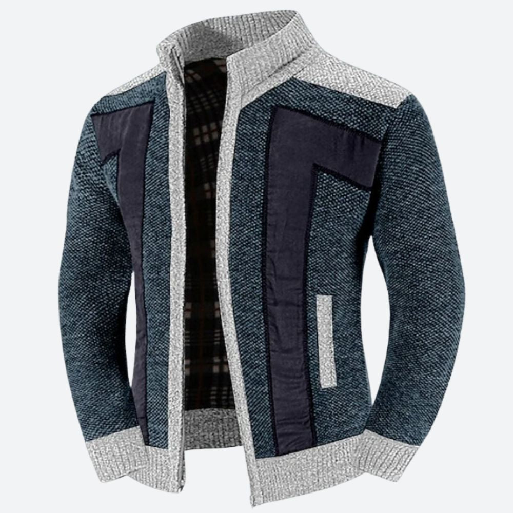 Stijlvol vest voor mannen, ideaal voor herfst- en winterdagen, biedt comfort en een moderne uitstraling.